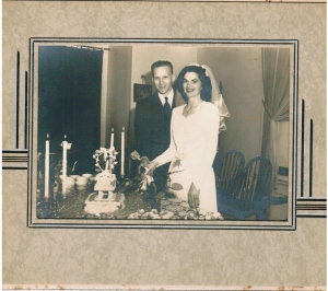 Mom and dad on their wedding day